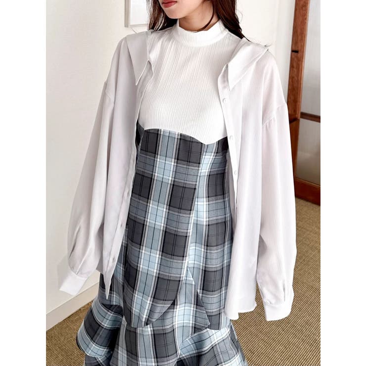 2WAYシアーオーバーシャツ | dazzlin | 詳細画像14 