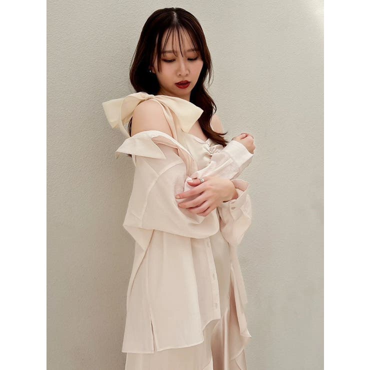 2WAYシアーオーバーシャツ | dazzlin | 詳細画像23 