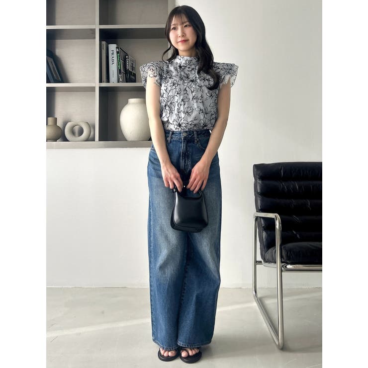 【WEB限定】フロッキーバックリボンブラウス | dazzlin | 詳細画像14 