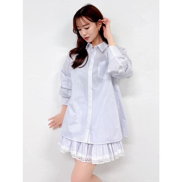 イレヘムシャツミニスカート | dazzlin | 詳細画像18 