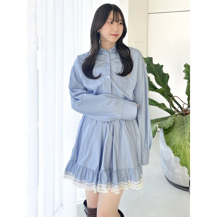 イレヘムシャツミニスカート | dazzlin | 詳細画像24 