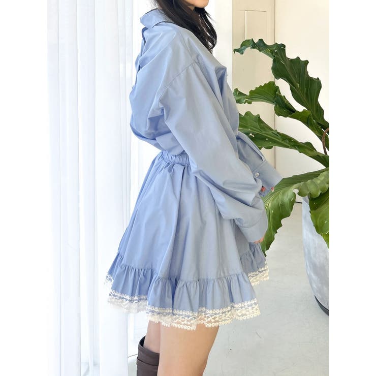 イレヘムシャツミニスカート | dazzlin | 詳細画像26 