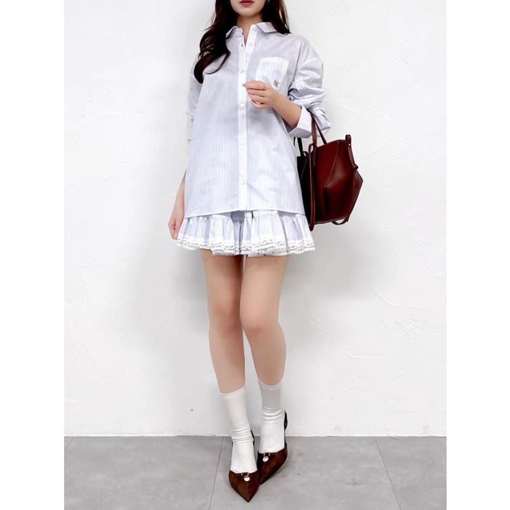 イレヘムシャツミニスカート | dazzlin | 詳細画像5 