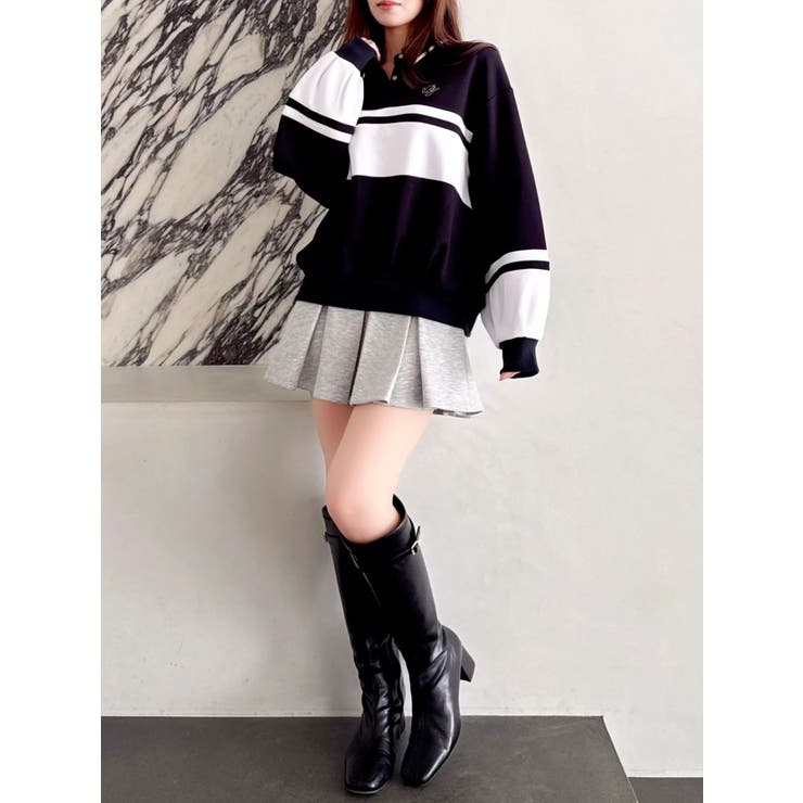 ハイウエストカットプリーツミニスカート | dazzlin | 詳細画像15 