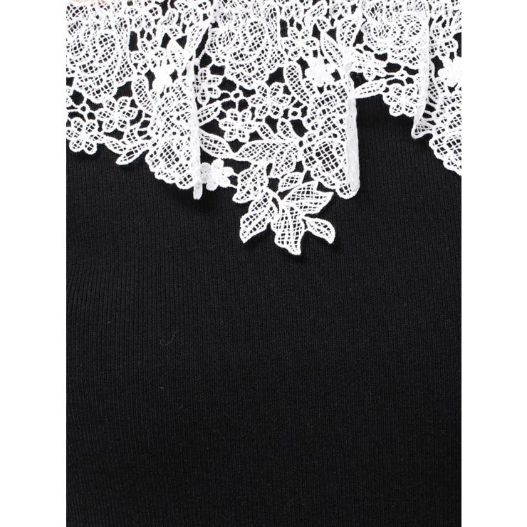 レースオフショルニットトップス | dazzlin | 詳細画像36 