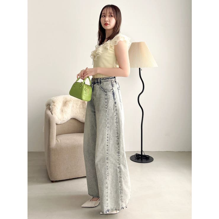 【WEB限定】ティアードカラーコンビトップス | dazzlin | 詳細画像15 