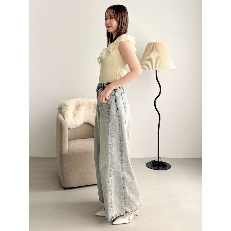 【WEB限定】ティアードカラーコンビトップス | dazzlin | 詳細画像18 