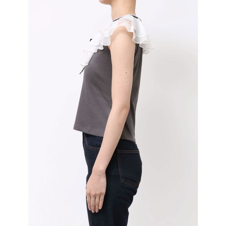 【WEB限定】ティアードカラーコンビトップス | dazzlin | 詳細画像23 