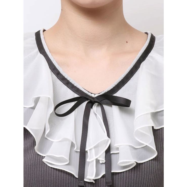 【WEB限定】ティアードカラーコンビトップス | dazzlin | 詳細画像25 