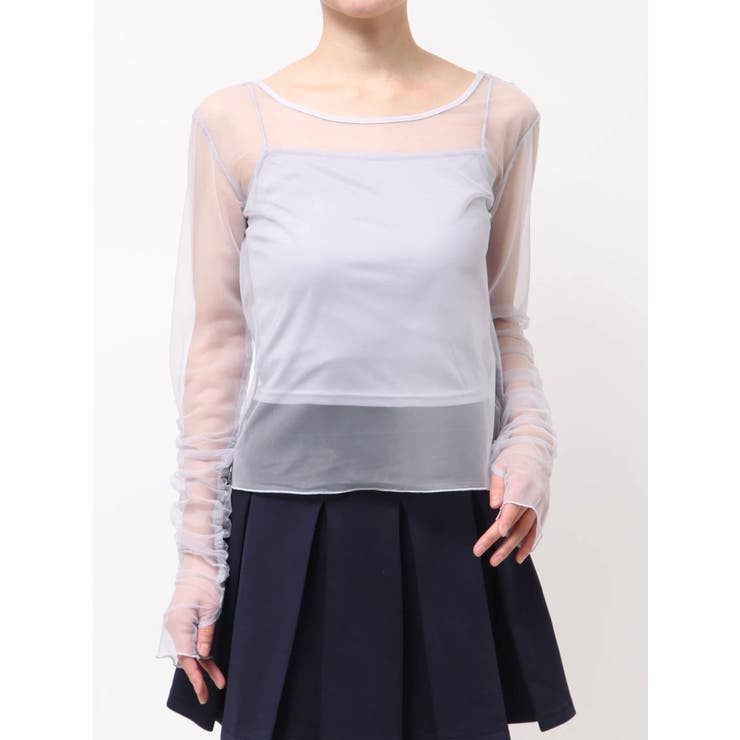 グレー | 2wayシアートップス | dazzlin