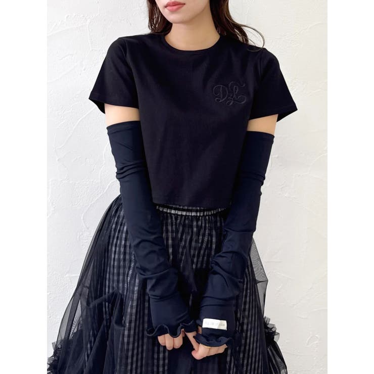 【UV】ラインストーンモチーフコンパクトTシャツ | dazzlin | 詳細画像22 