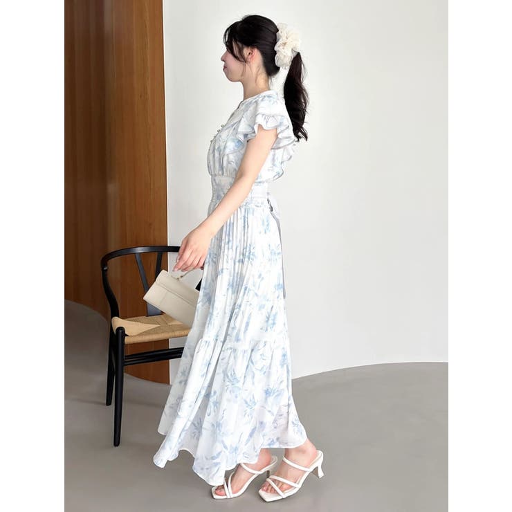 ストライプフラワーワンピース | dazzlin | 詳細画像26 