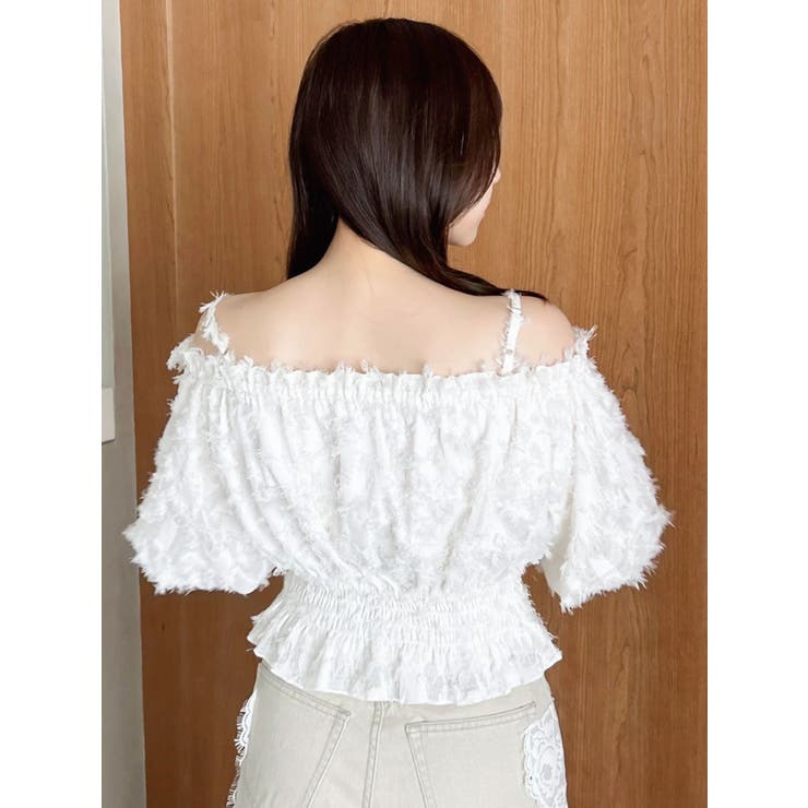 【WEB限定】ラインリボンシャーリングブラウス | dazzlin | 詳細画像11 