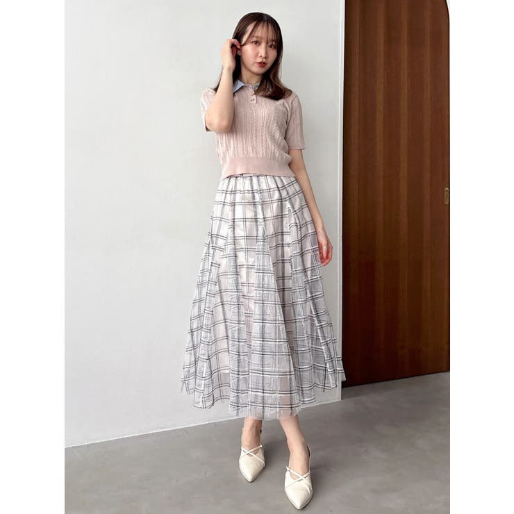 ケーブルポロドッキングトップス | dazzlin | 詳細画像31 