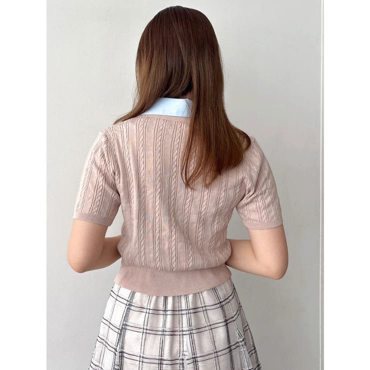 ケーブルポロドッキングトップス | dazzlin | 詳細画像33 