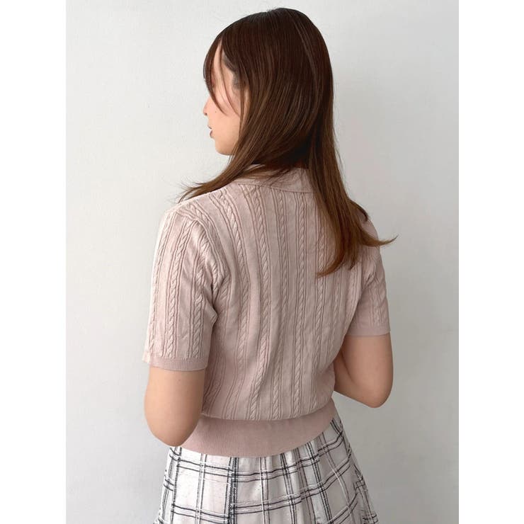 ケーブルポロドッキングトップス | dazzlin | 詳細画像37 