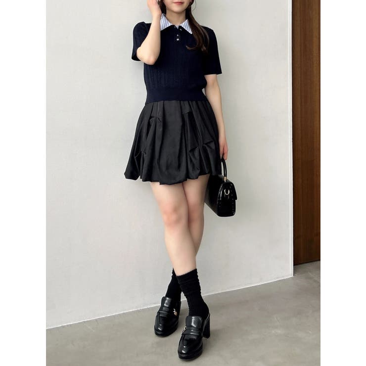 ケーブルポロドッキングトップス | dazzlin | 詳細画像38 