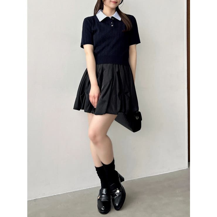 ケーブルポロドッキングトップス | dazzlin | 詳細画像41 