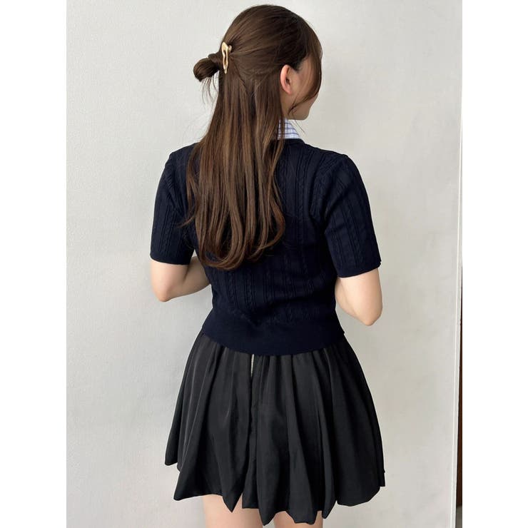 ケーブルポロドッキングトップス | dazzlin | 詳細画像44 