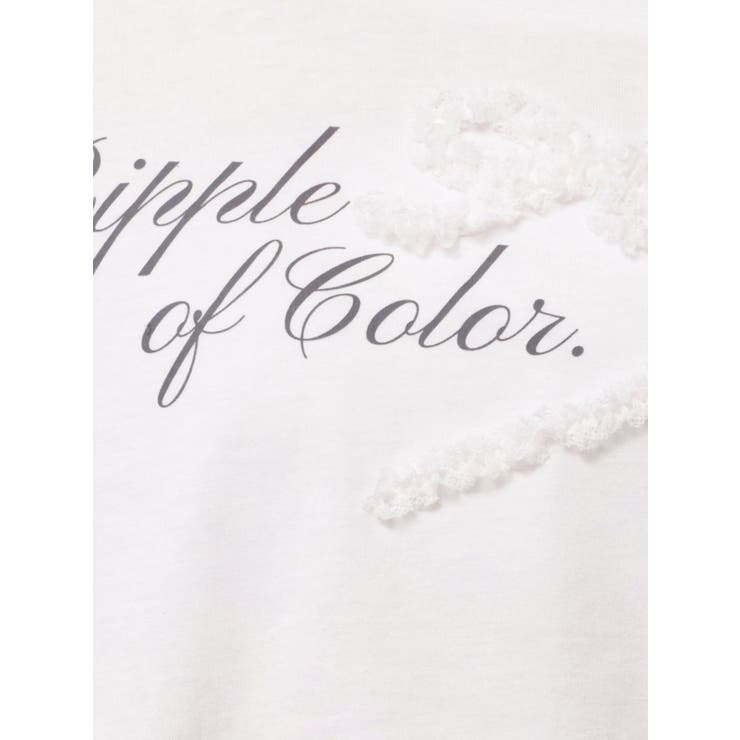 ワンショルフリルリボンビッグTシャツ | dazzlin | 詳細画像29 