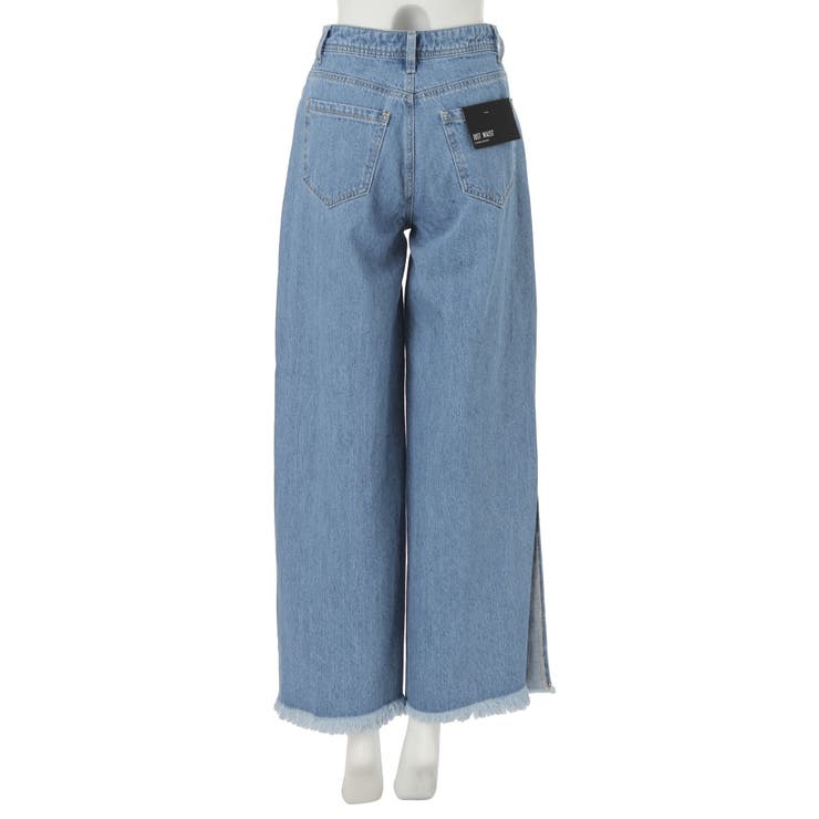 DIESEL スリット入りワイドデニム(黒)