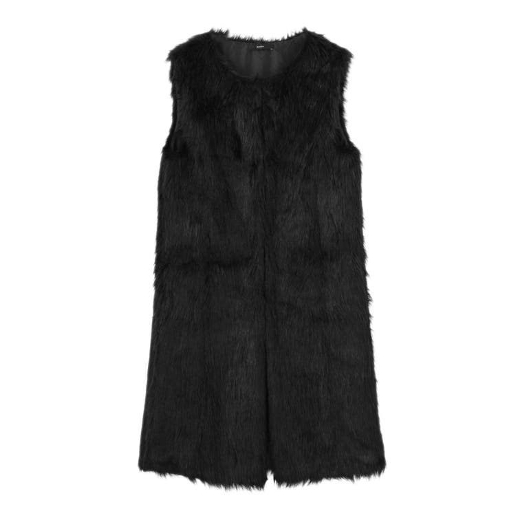 LONG FAKE FUR VEST[品番：MKSW0002562]｜EMODA 