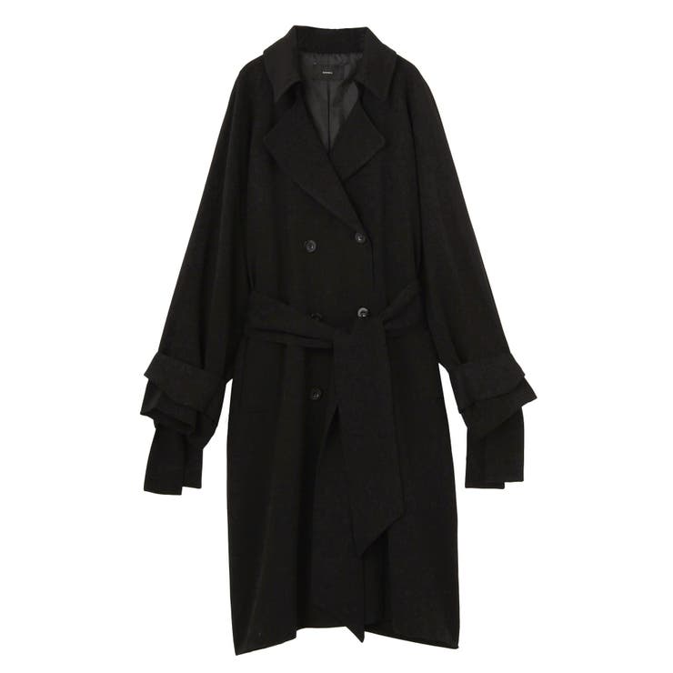 ワイドベルトトレンチコート[品番：MKSW0002957]｜EMODA（エモダ）の