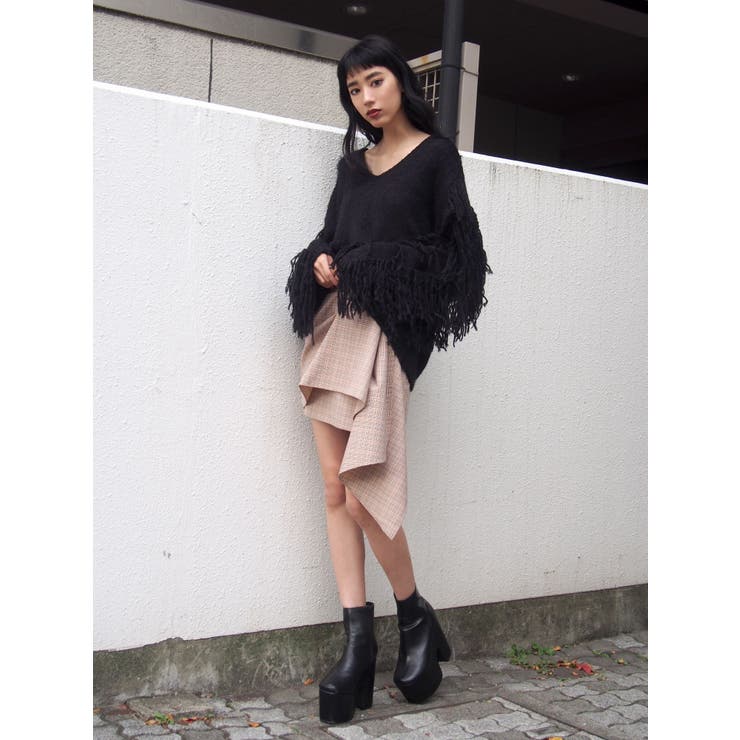 【関税込み】ALAIA ブラック ドレープ ミニスカート Silk mini dress Alaïa Black size 40 FR in Silk - 35874449