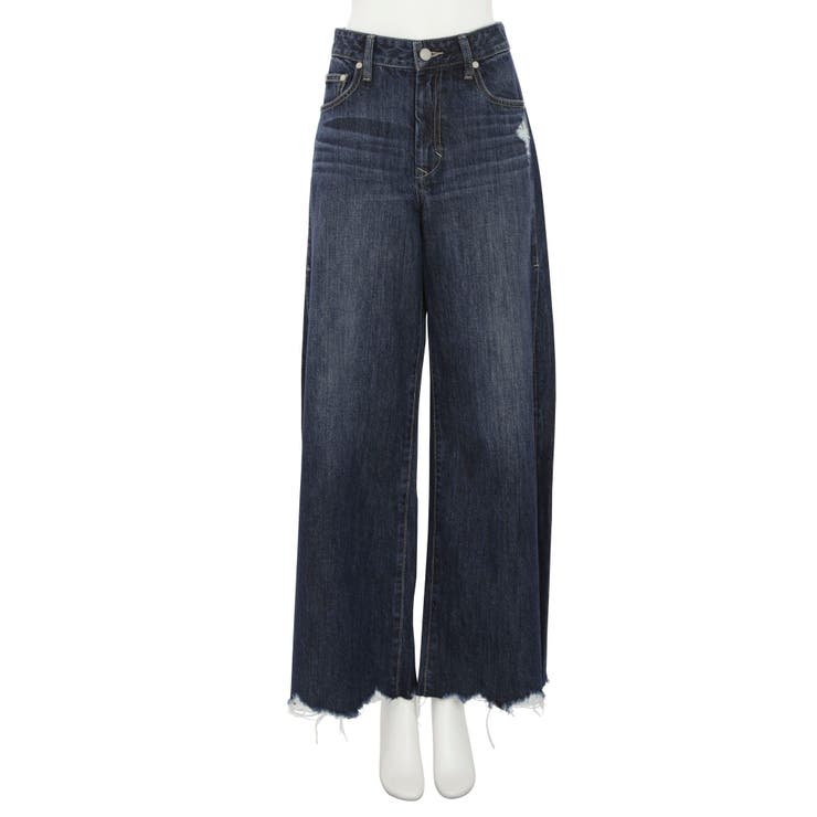 タグ付き◾️melt the lady denim チェック ワイド デニム S