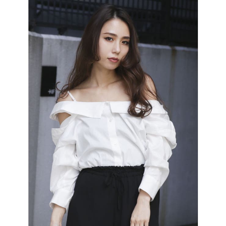 machatt オフショルダートップス（エクリュ） オフショルダートップス（エクリュ） | MACHATT ONLINE STORE