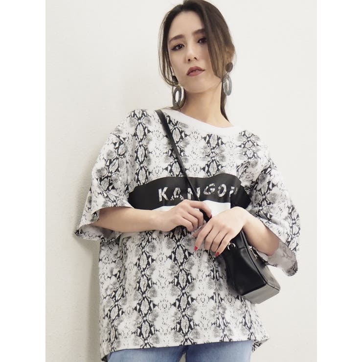 EMODA×KANGOL】パネルロゴTシャツ[品番：MKSW0003240]｜EMODA