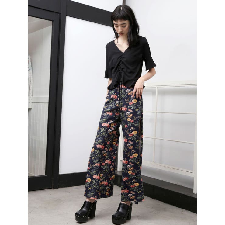 定番のお歳暮&冬ギフトの商品をすべ センターシャーリングトップス[品番：MKSW0003295]｜EMODA フラダンス