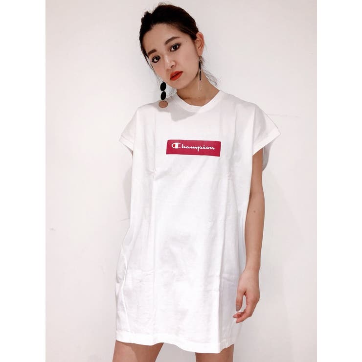 EMODA×Champion】ボックスロゴビッグタンクトップ[品番