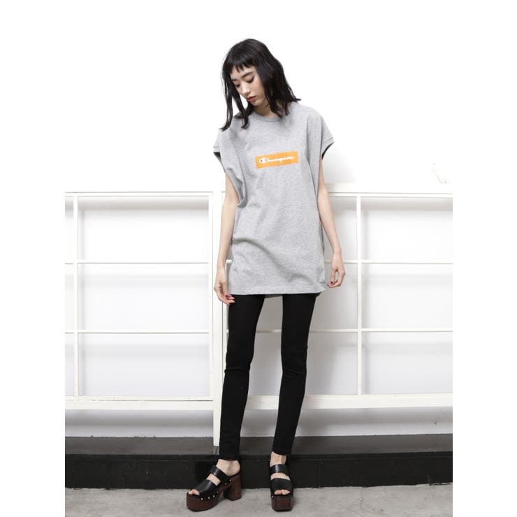 EMODA×Champion】ボックスロゴビッグタンクトップ[品番