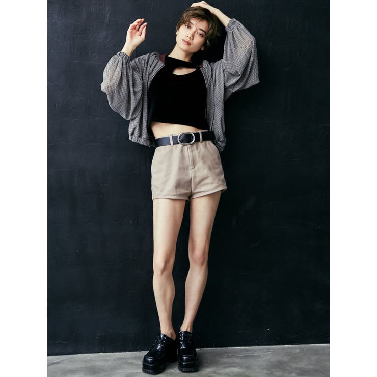 EMODAオーバーシェイプベスト  ハイウエストショートパンツ H/W BASIC ショートパンツ[品番：MKSW0052579]｜GYDA（ジェイダ