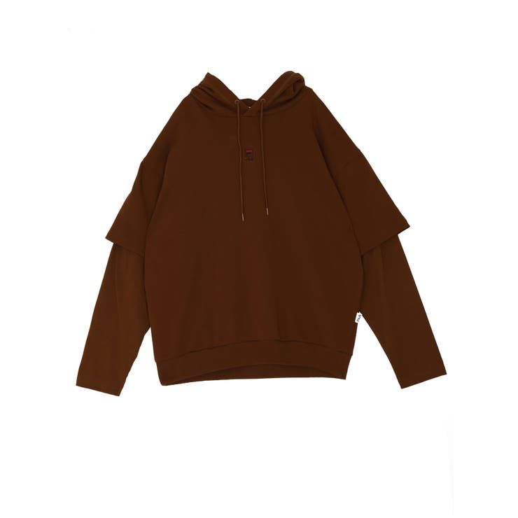 EMODA×FILA】レイヤーオーバーフーディー[品番：MKSW0010929