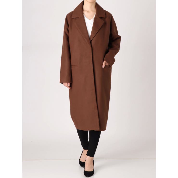 ライトラグランフレアコート(ブラウン) La boutique BonBon（ラブティックボンボン）の「【miki監修カラーあり