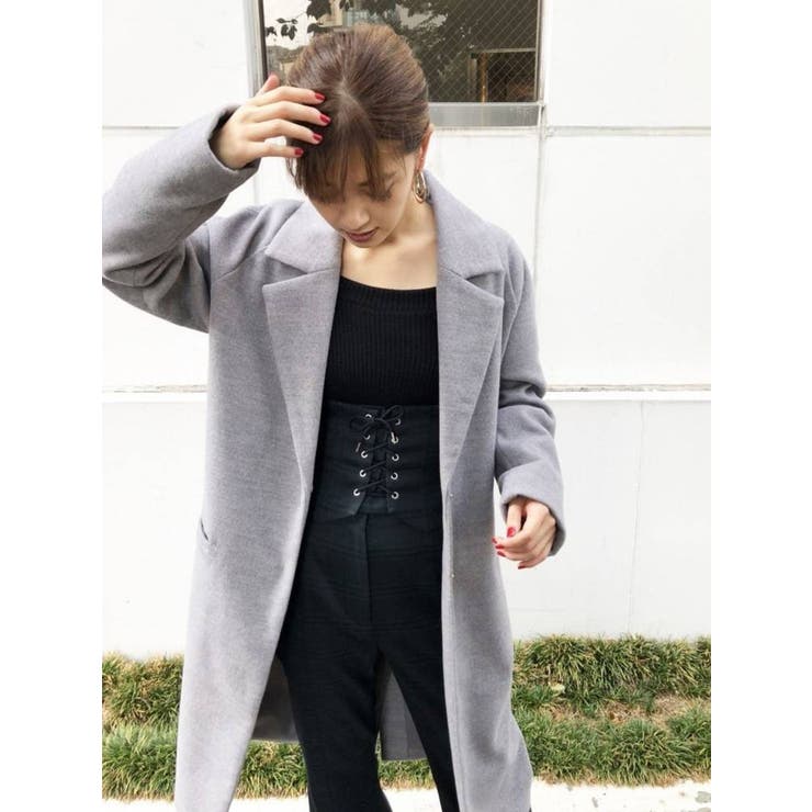 ラグランシングルコート[品番：MKSW0003637]｜EMODA（エモダ）の