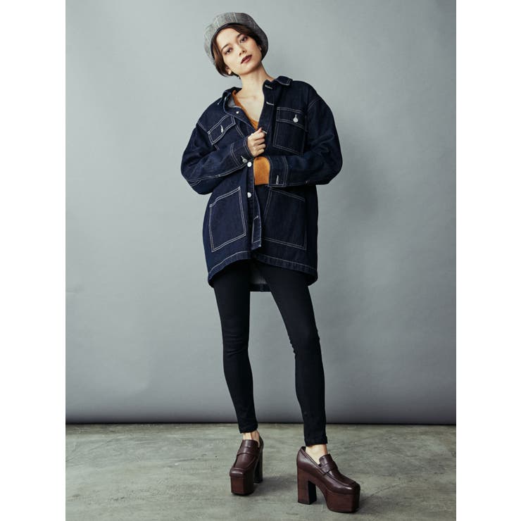 デニムボクシーオーバージャケット[品番：MKSW0003638]｜EMODA（エモダ  