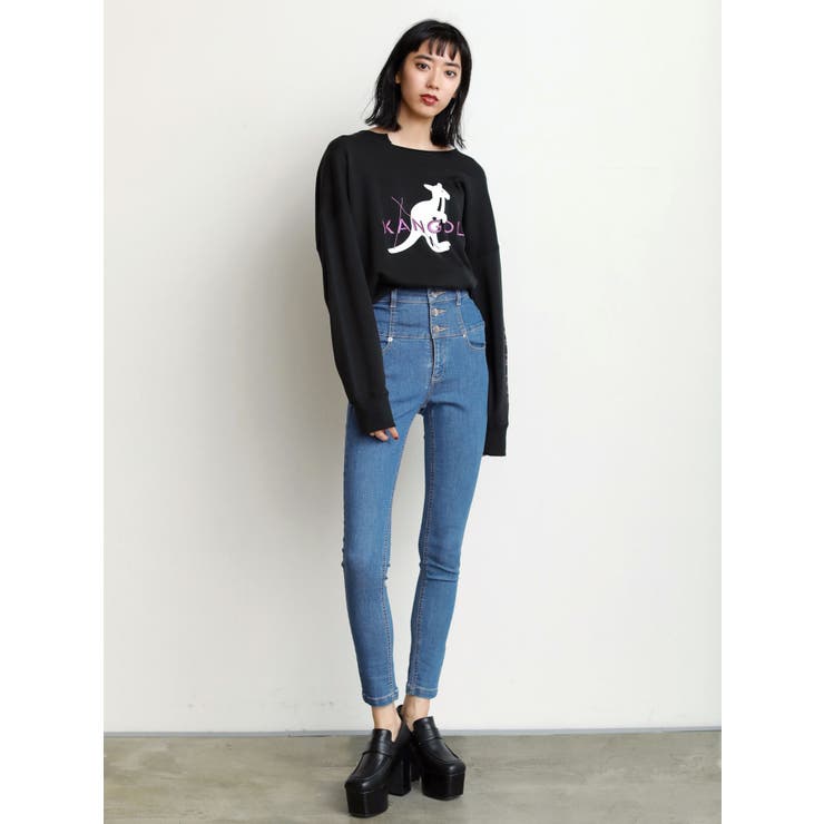 【きれいめファッション51選】上品さと清潔感をキープし ELDER】NUDE H/W DENIM[品番：MKSW0003710]｜EMODA（エモダ）の トップス