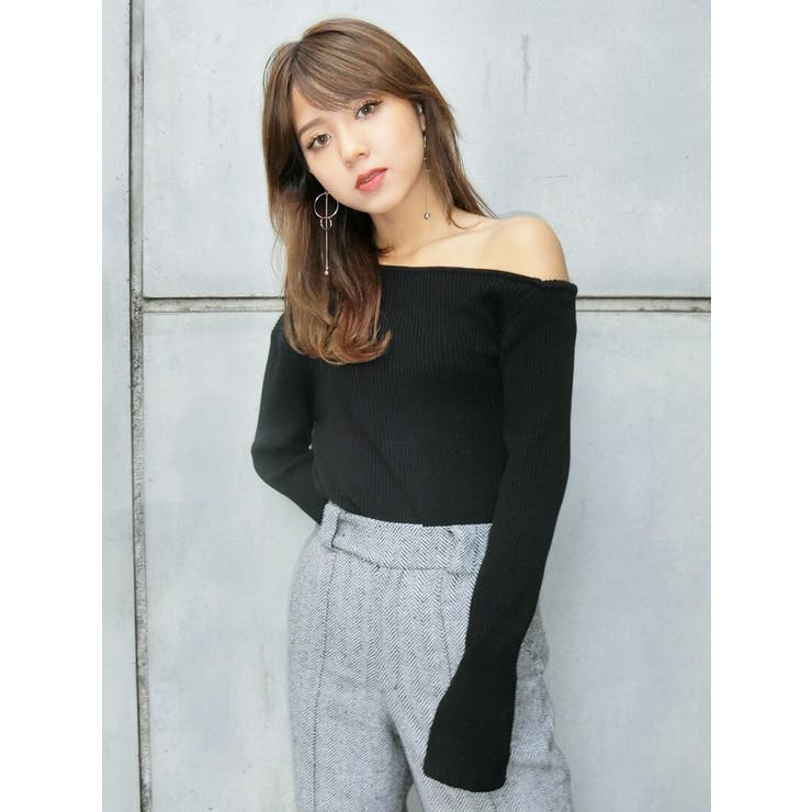 ワンショルダー2WAYフィットニット[品番：MKSW0011773]｜EMODA（エモダ 