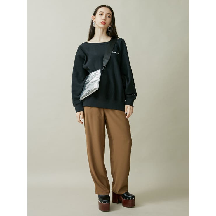 EMODA×Champion】ワイドネックプルオーバー[品番：MKSW0012796