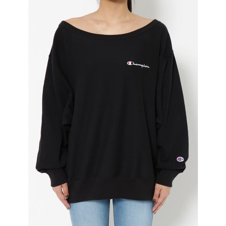 EMODA&times;Champion】ワイドネックプルオーバー[品番：MKSW0012796 