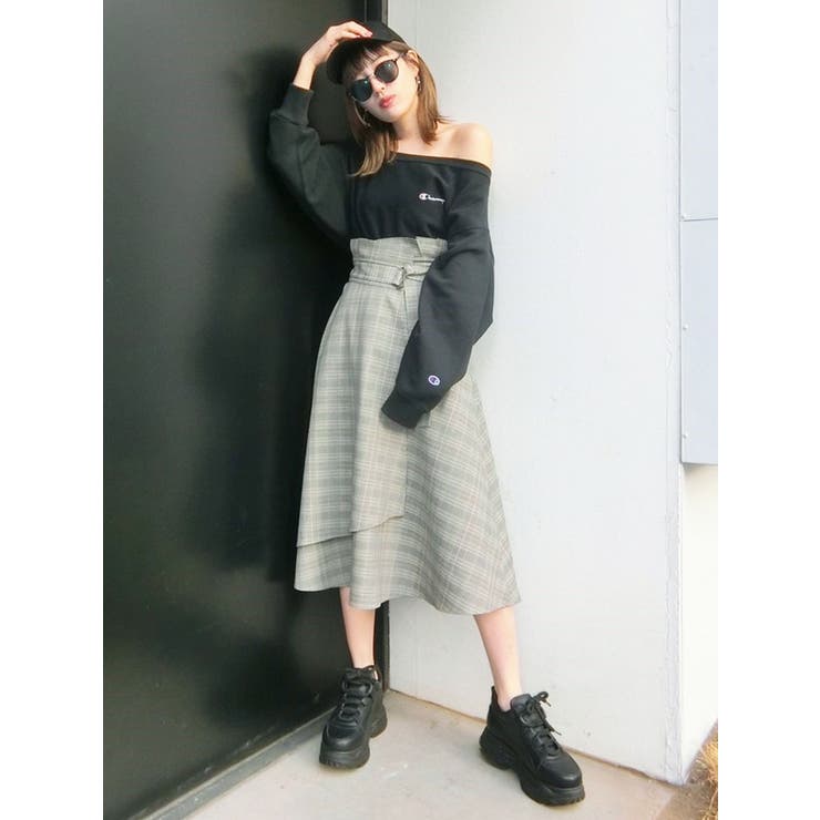 EMODA×Champion】ワイドネックプルオーバー[品番：MKSW0012796