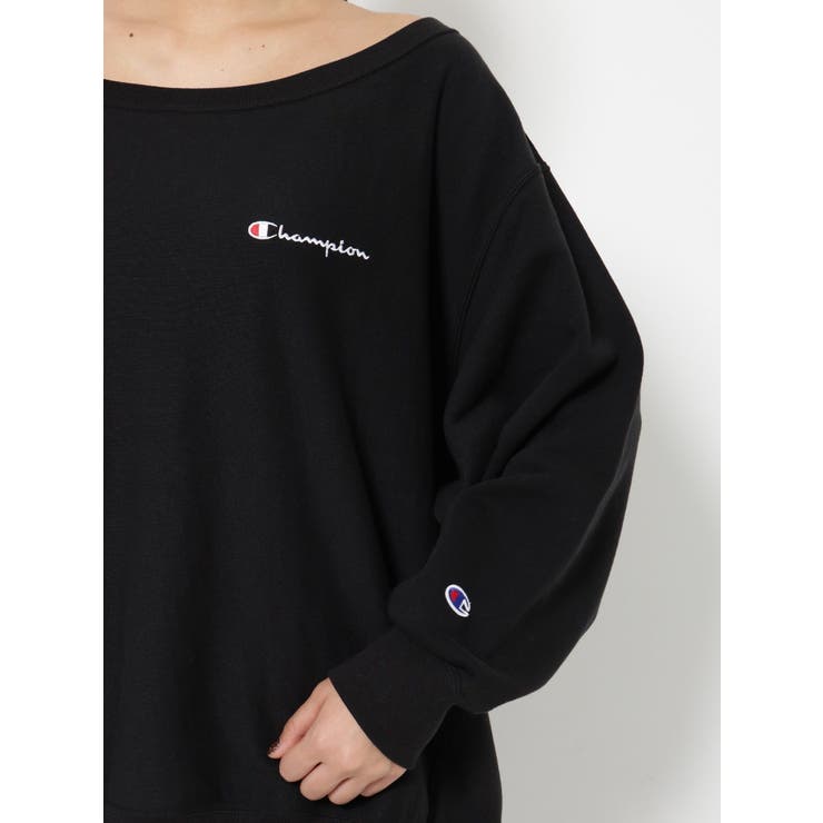 EMODA×Champion】ワイドネックプルオーバー[品番：MKSW0012796