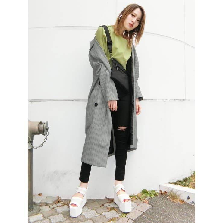 【現品限り一斉値下げ！】 バルキーカラーコンビサンダル[品番：MKSW0012938]｜EMODA その他