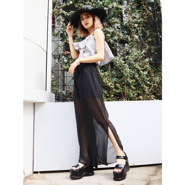 ワンショルダー　フリルトップス frill one shoulder tops / フリルワンショルダートップス（シャツ