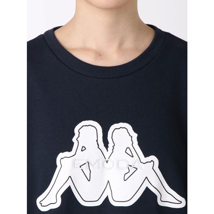 EMODA×Kappa/オーバーマークスウェット Kappa（カッパ）の「【EMODA×KAPPA】オーバーマークスウェット