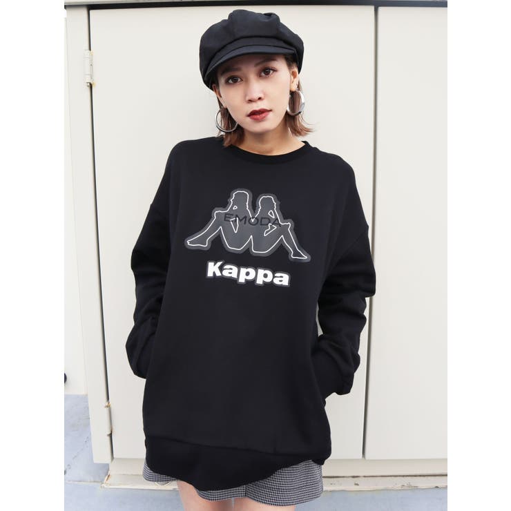EMODA×KAPPA】オーバーマークスウェット[品番：MKSW0013213