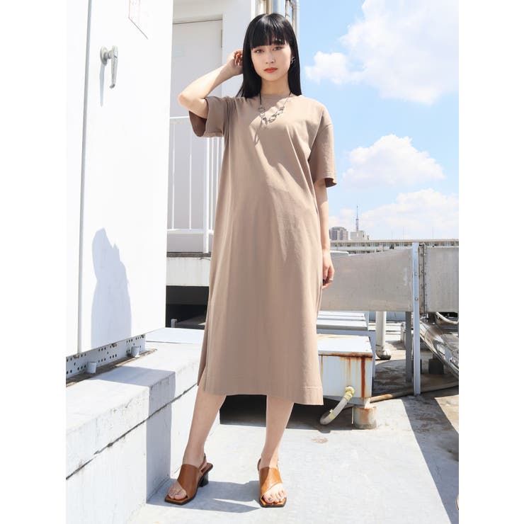 サイドスリットラフワンピース 品番 Mksw Emoda エモダ のレディースファッション通販 Shoplist ショップリスト